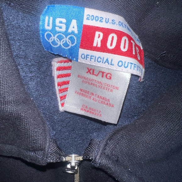 Roots Navy USA 2002 Half-Zip Pullover - Picture 5 of 5